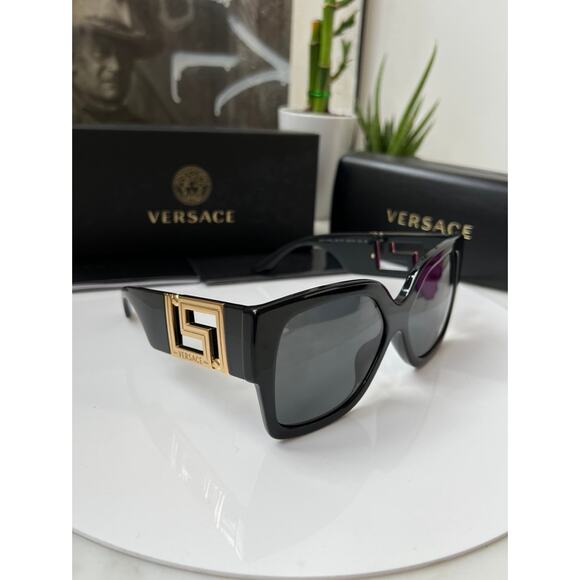 NEW Versace VE4402 Black Sunglasses - Picture 4 of 9